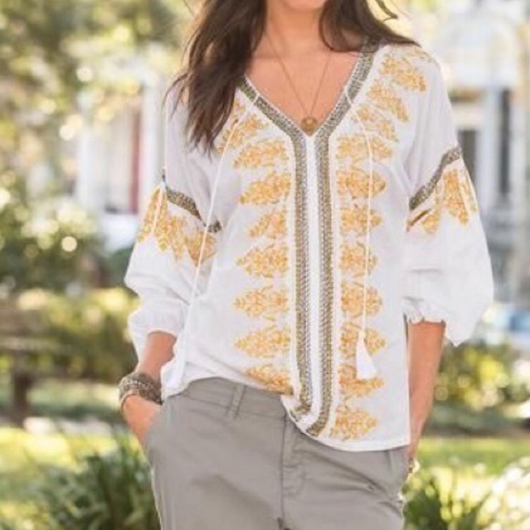 Sundance Tops - Sundance Boho Beaded Top